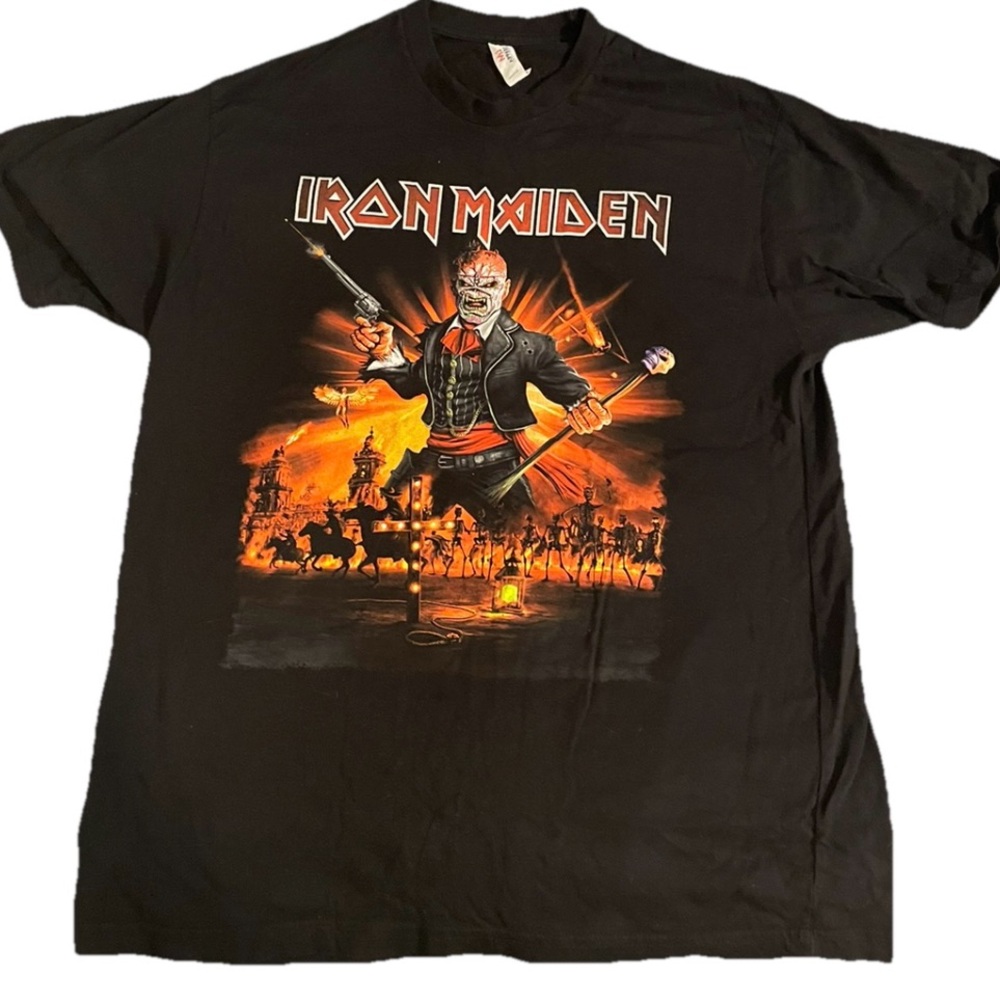 Iron Maiden Legacy of the Beast thrash metal rock T-Shirt XL